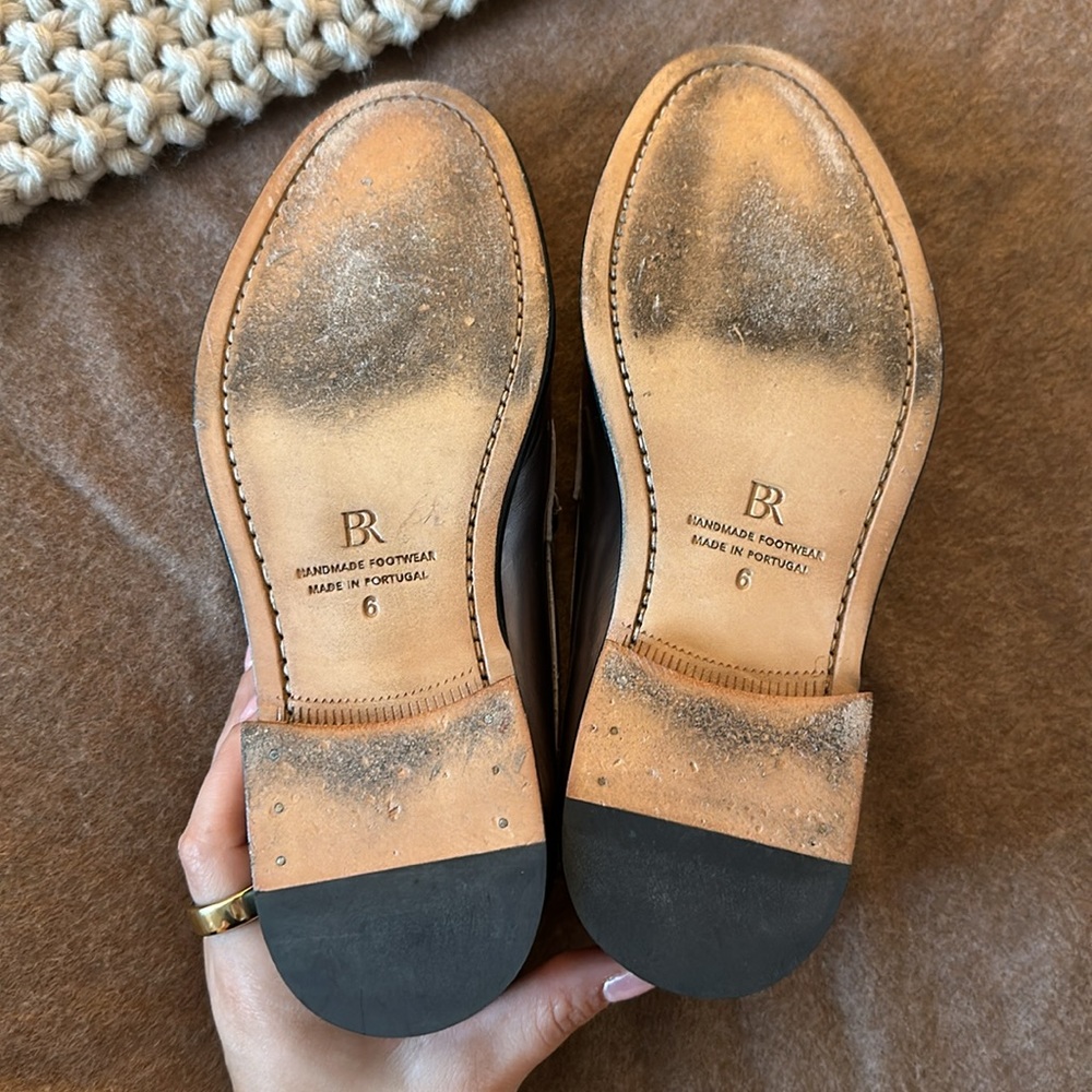 Banana Republic Navarre Metallic Leather Penny Loafer - Picture 10 of 10